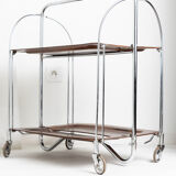 Foldable service on vintage wheels