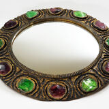 Murano "Creaciones Gobesso" Mirrors In Style of Line Vautrin