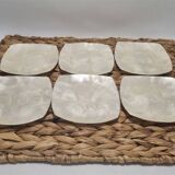 Set of 6 mother-of-pearl bowls