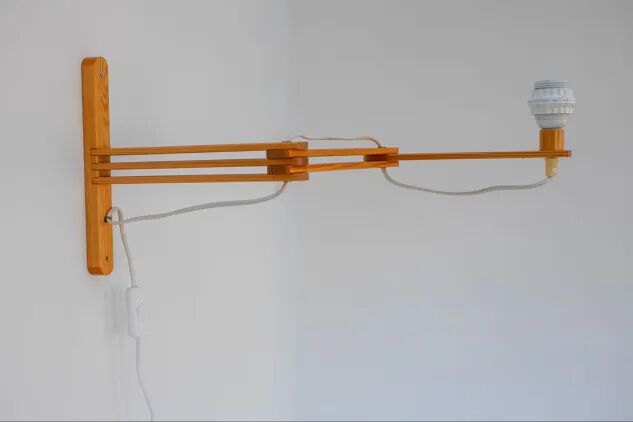 Mid-century Modern Scandinavian Accordion Wall Lamp, 1970s