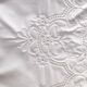 Embroidered tablecloth and 12 towels