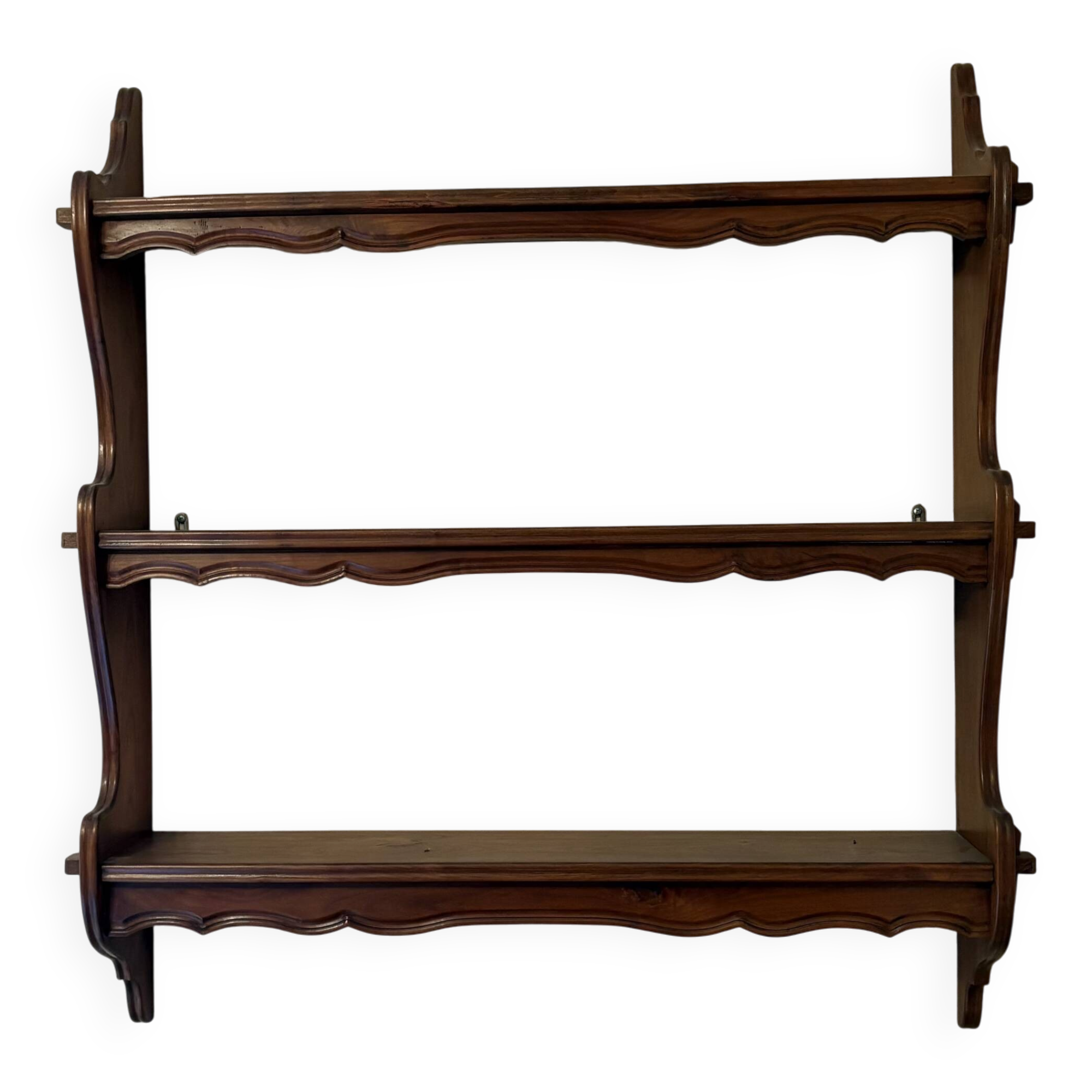 Wooden wall shelf
