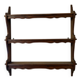 Wooden wall shelf