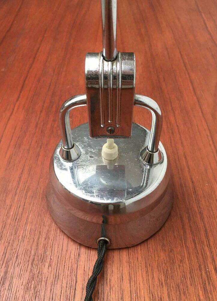 French table lamp type 600 from the mid-century by Charlotte Perriand for Jumo, 1960s.