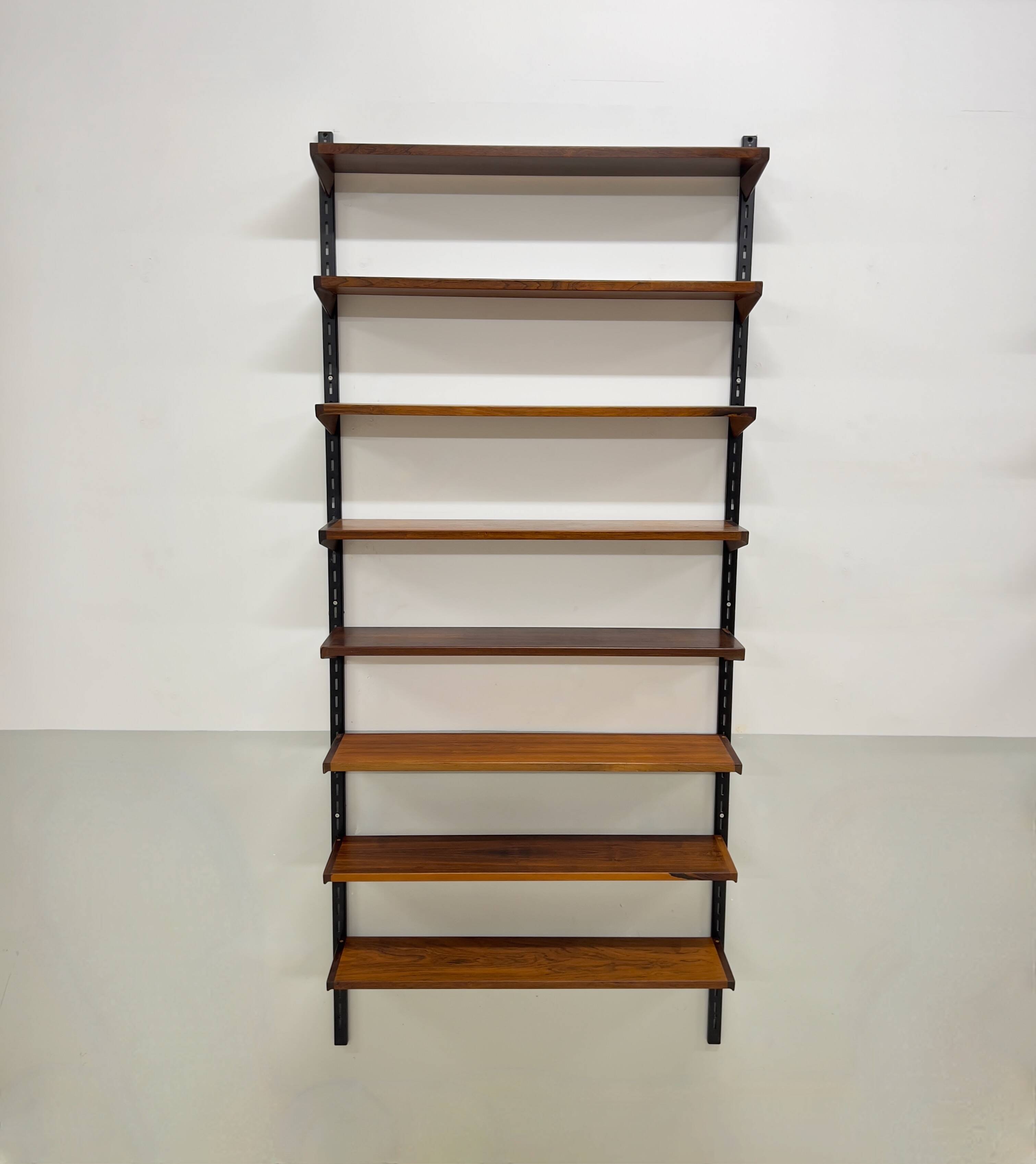 Kai Kristiansen Rosewood Shelving System, Felballes Møbler.