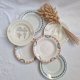 Assiettes creuses HBCM, St Amand