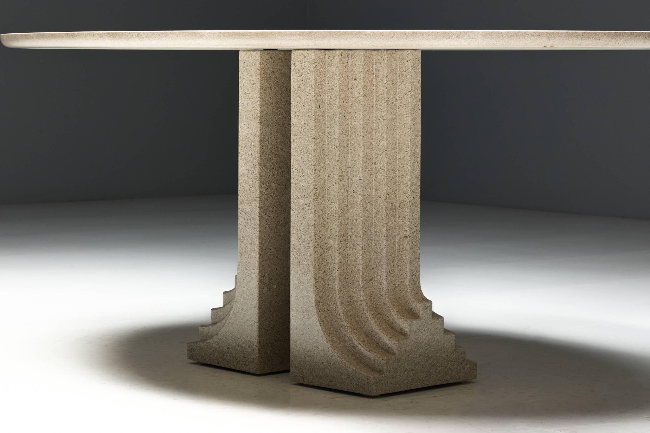 Samo dining table by Carlo Scarpa for Simon Gavina, Italy, 1971