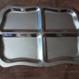 Metal compartments plateau