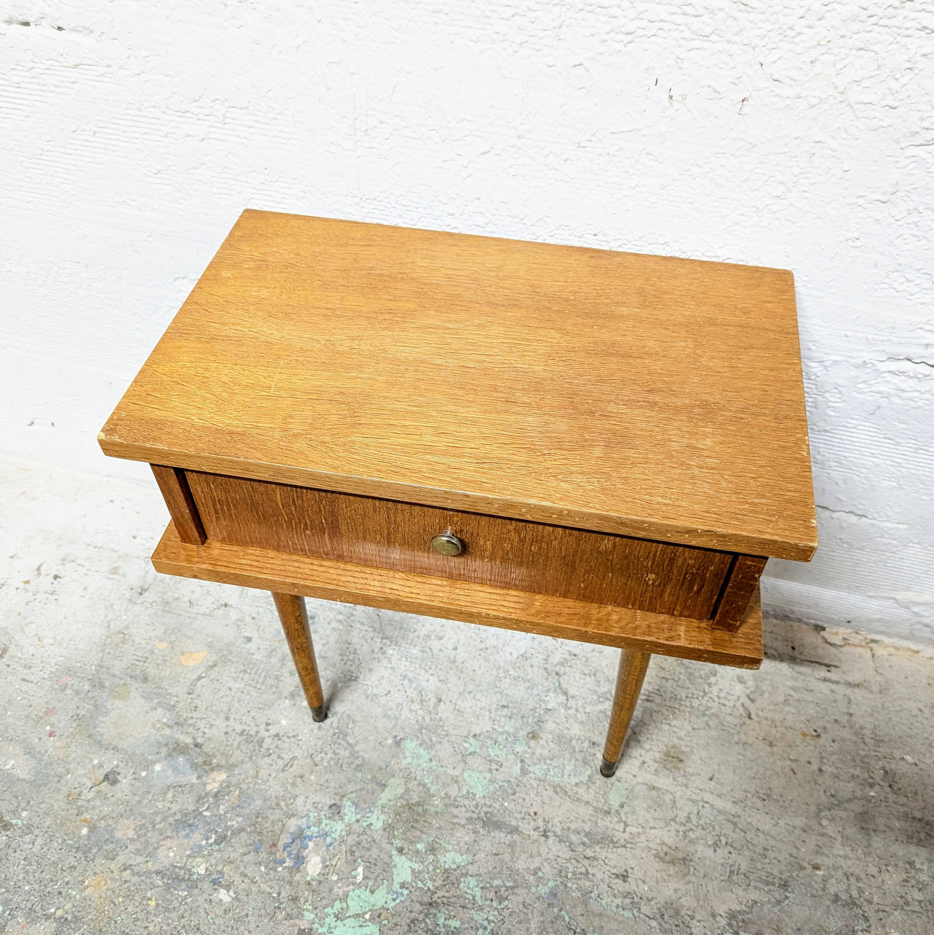 Vintage bedside table