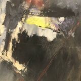 Oil on canvas contemporary work signed and dedicated by Frank DUMINIL (1933-2014)