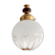Large Mid-Century Murano Glass Pendant / Ceiling Lamp from Mazzega, Italy, 1970s