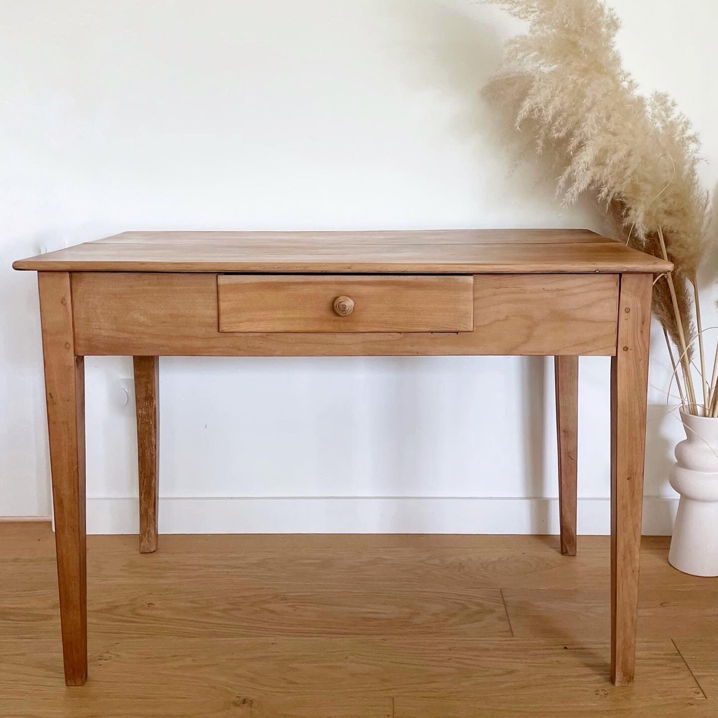 Farm table type desk