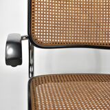 Pair of black armchairs