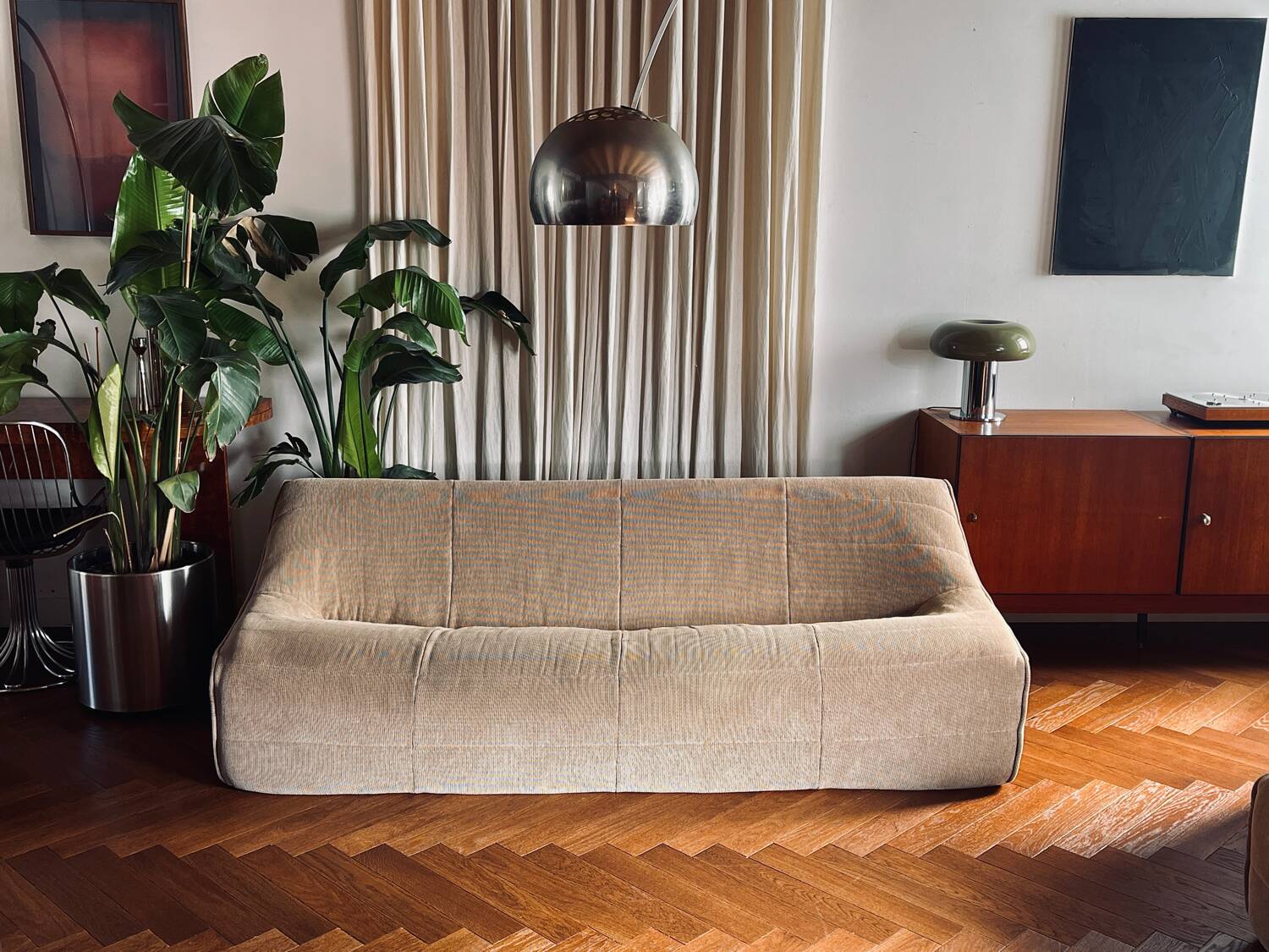 Adria 3-seater sofa Ligne Roset vintage 1970s