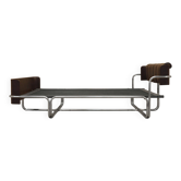 Lit de chambre, design italien, années 1980, production : Italie