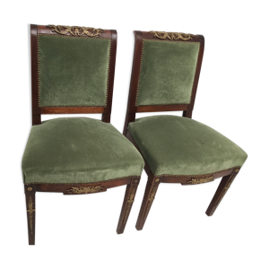 paire de chaises d'apparat