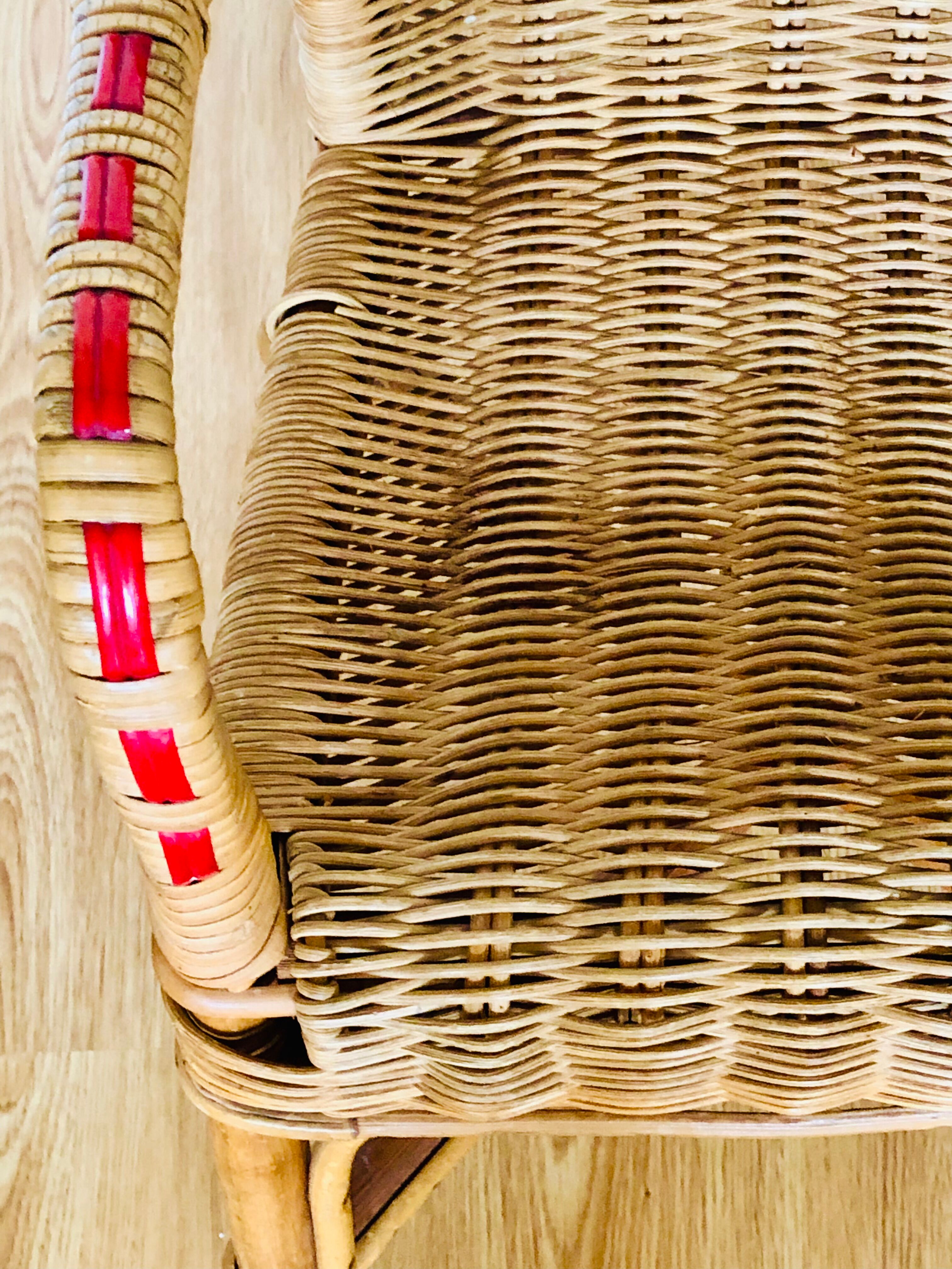 Rattan and wicker children's chair