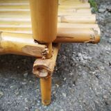 Vintage bamboo shelf