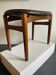 Stool in wood & leather 50/60