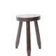 Vintage stool, wooden stool, tripod stool, brutalist, plant stand.