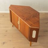 Corner cabinet from the 1950s with integrated bar compartment