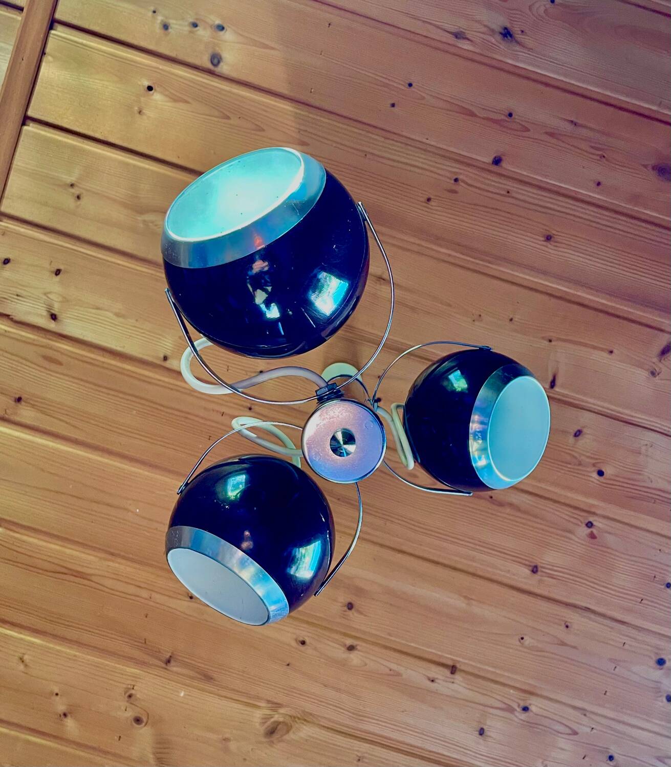 Vintage eyeball chandelier, Space age, 70s