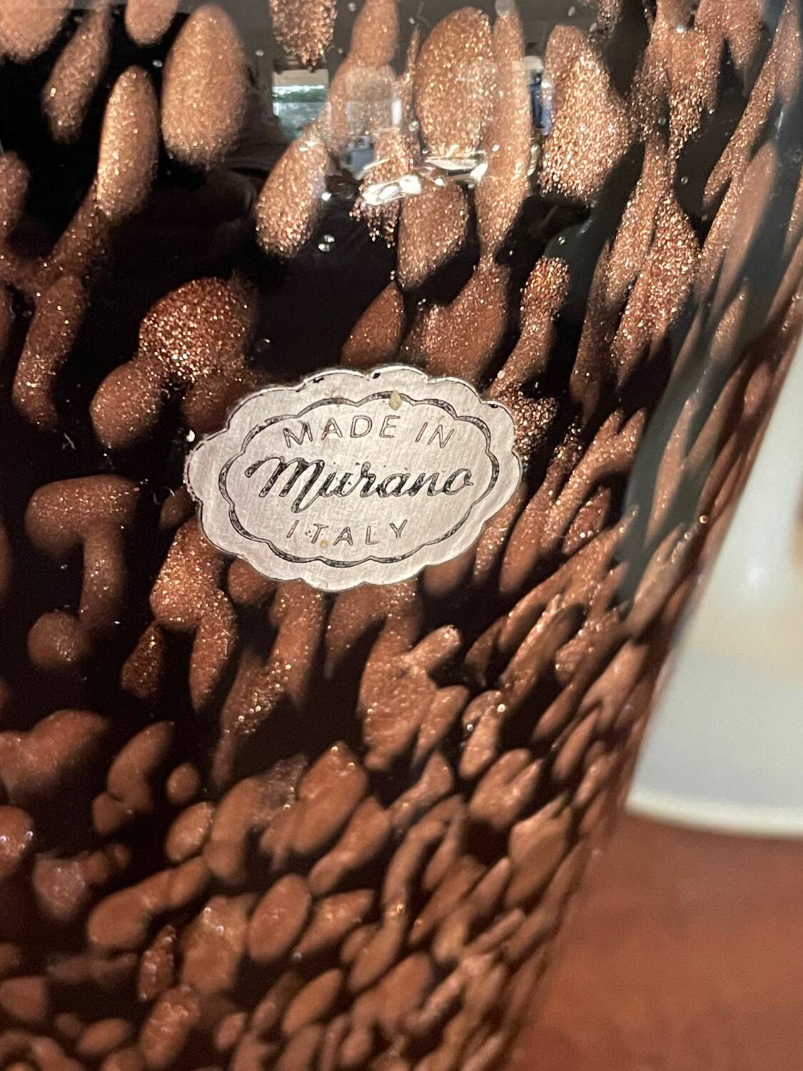 Carafe en verre de Murano vintage