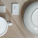 Art Deco toilet set Digoin Sarreguemines
