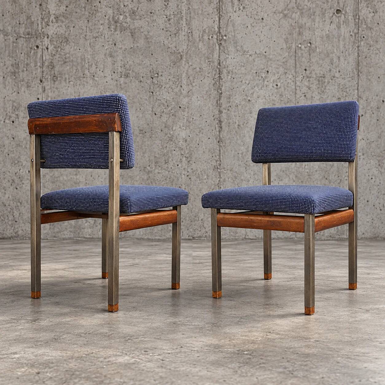 2 x Pali dining chair by Louis van Teeffelen for Wébé, 1960s