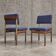 2 chaises de salle à manger Pali par Louis van Teeffelen pour Wébé, années 1960.