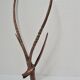 Gazelle antelope brass