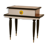 Side table vintage foot compass bis color