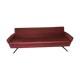 60s red velvet sofa