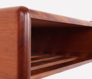 Ensemble de tables de chevet murales en bois vintage