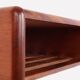 Ensemble de tables de chevet murales en bois vintage