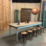Fir draper table patina mint water