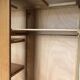 Vintage wooden wardrobe