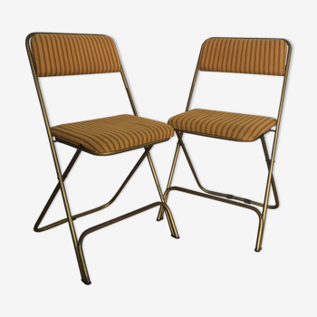 Pair of vintage lafuma chairs