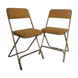Pair of vintage lafuma chairs