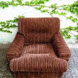 Corduroy armchair