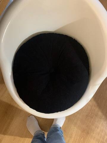 A pair of vintage Ikea armchairs designed by Knut and Marianne Hagberg