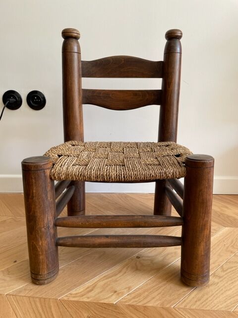 Pair of small wooden chairs