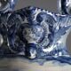 Ancient triptych of vases Giuseppe Mazzotti Albissola 20th Century