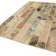 Handmade Oriental Contemporary 201 cm x 300 cm Beige Patchwork Rug
