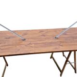 240cm folding table and its two benches