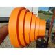 Vintage orange plastic pendant light