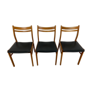 lot 3 chaises scandinaves,