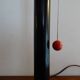 MANADE lamp base Made in France design 1980 metal / black plastic - 43.5 cm