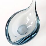 Vide poche en verra AKVA Per Lütken pour Holmegaard Danemark, années 60