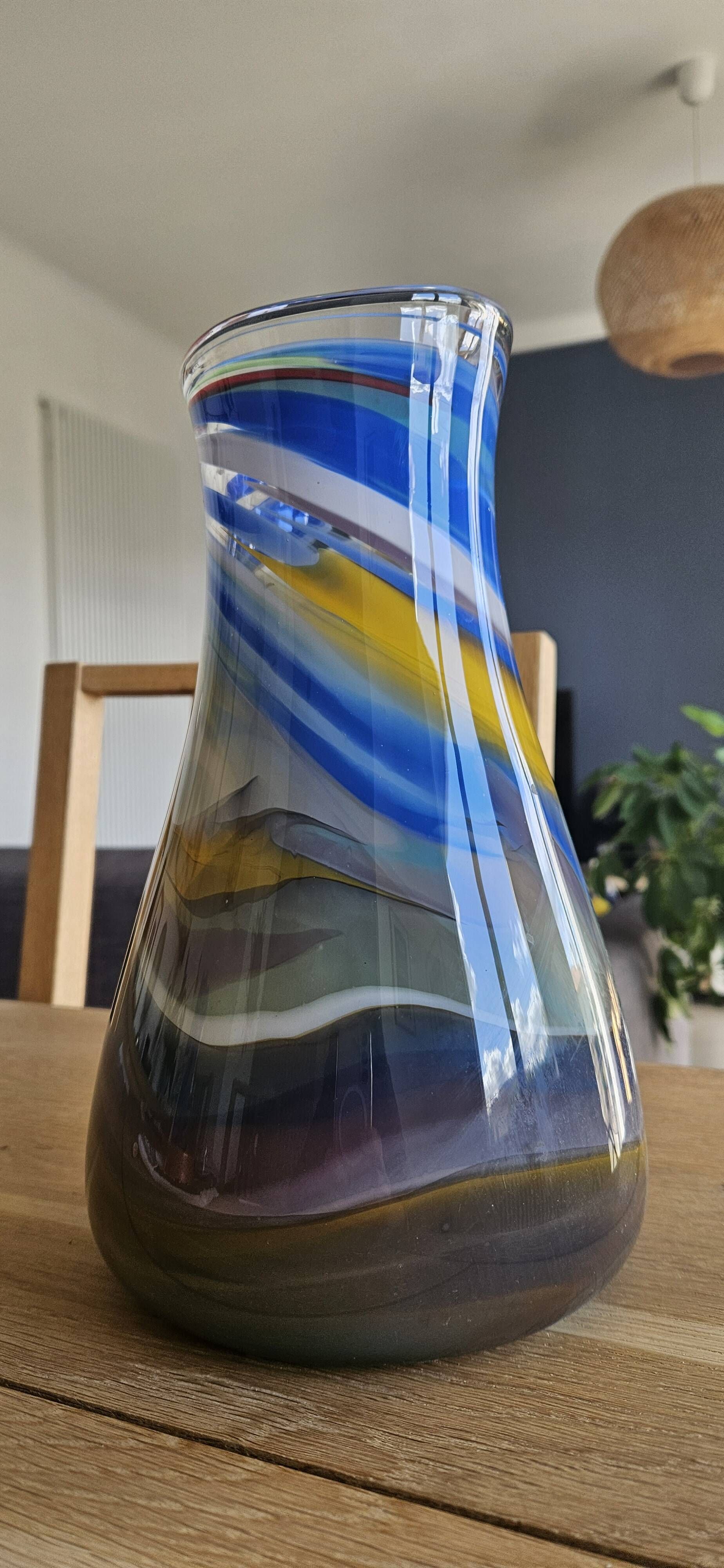 blown glass vase